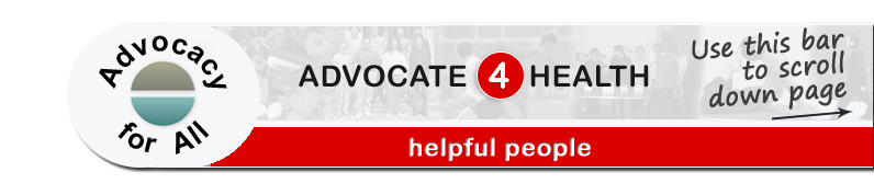 Advocate 4 Health - Helpful people page banner