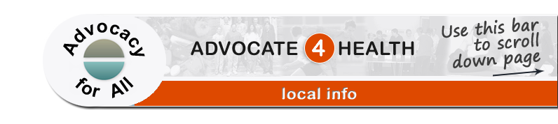 Advocate 4 Health - Local info page banner
