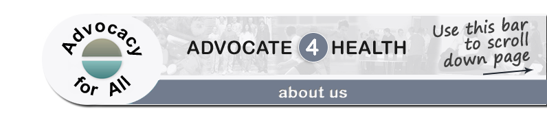 Advocate 4 Health - About Us page banner