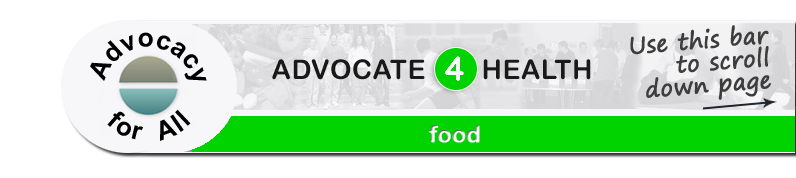 Advocate 4 Health - Food page banner